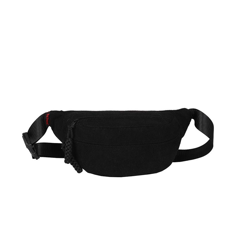 Damen-Cord-Bauchtasche – Modische Bananen-Hüfttasche zum Crossbody-Brust- und Hüfttragen für den Freizeitgebrauch
