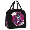 Benutzerdefinierte Hazbins Anime Animation Hotel Angel Dust Isolierte Lunchtasche Arbeit Schule Wiederverwendbare Thermos-Kühlbox Lunchbox Damen Kinder