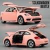 W221:32 Volkswagen Beetle GSR Alloy Super Car Model with Sound Light Children Boy Toy Vehicle Home Decoration Gift Home Decor
