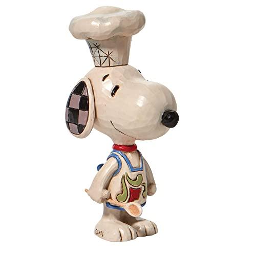 JIM SHORE Snoopy Chef Mini 6010120 Body: W4.2 x H10 x D6.5cm
