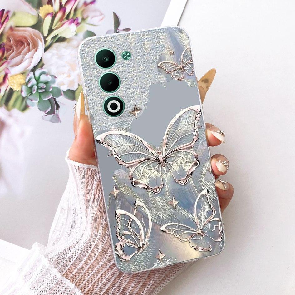 Custodia Trasparente Per OPPO A5 4G Custodie CPH2727 Nuova Moda Fiocco Limone Fundas Copertura Morbida in Silicone Per OPPO A5 A5x 5G A5M Gusci