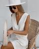 Women's Cotton Linen Suit Vest & Shorts Set (European & American Design, Sleeveless, Spring/Summer Casual)