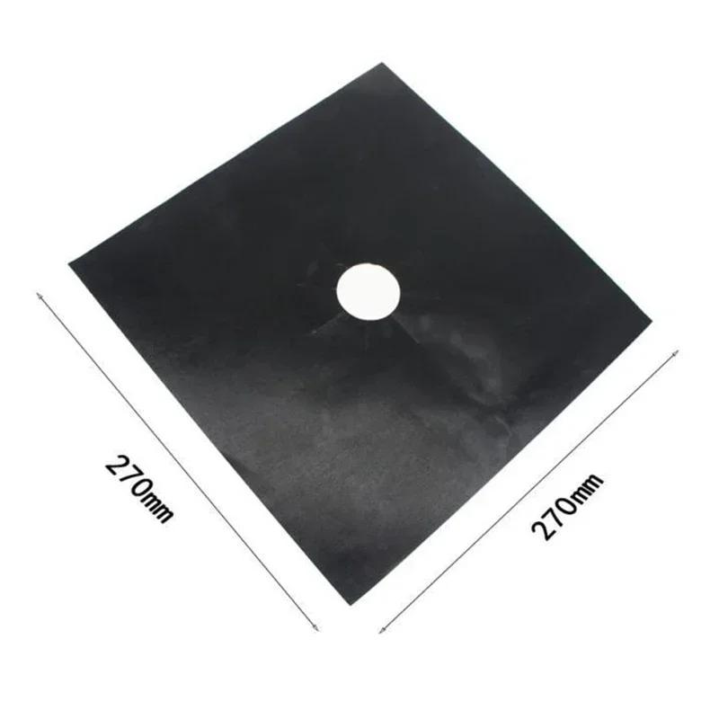 

4PCS Gas Stove Protectors Kitchen Reusable Burner Covers Mat Protector Cleaning Pad Liner Cover Top Gas Stove Protectors Parts