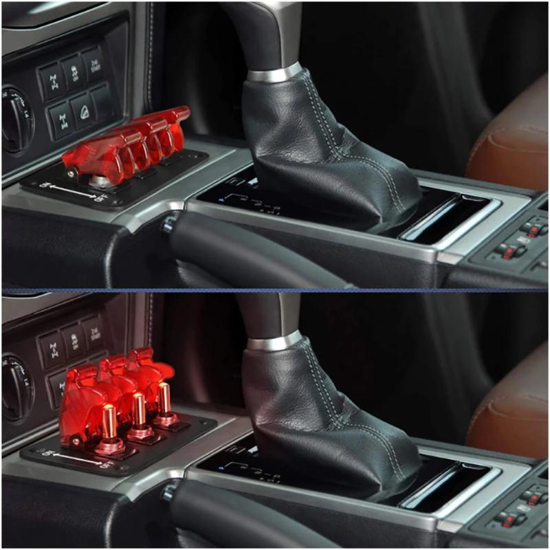 24V 12V Switch Panel Racing Car Starter Ignition Start Button Light Toggle Rocker 20A Fuse Accessories For Boat Truck Trailer Rv