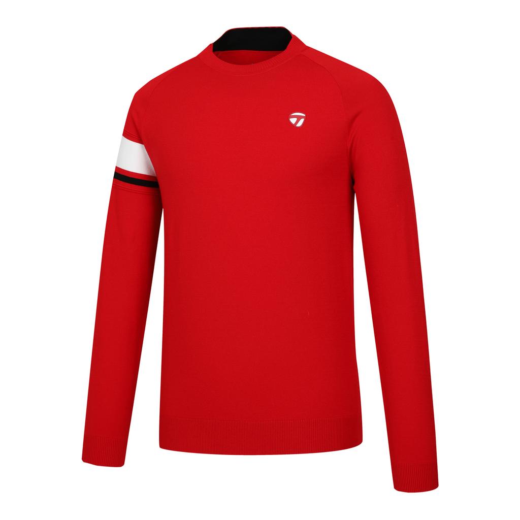 TAYLORMADE APPAREL 26Ss Men'S Color-Blocked Sleeve Pullover Sweater T8031S61223-500