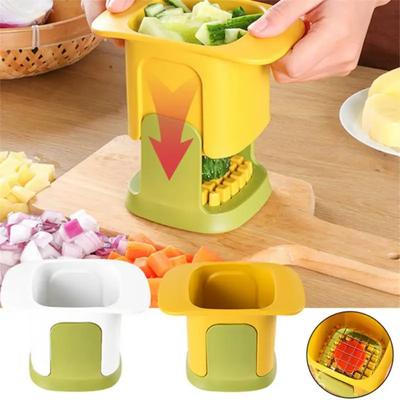 Multifunctional Cucumber Potato Slicer Household Hand Pressure Onion Dicer Kitchen Tools Vegetable Chopper French Fries Cutter