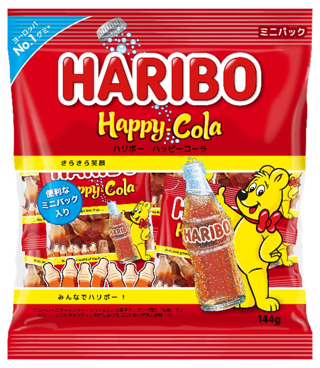 

Haribo Happy Cola 144г x 20 пакетів червоний