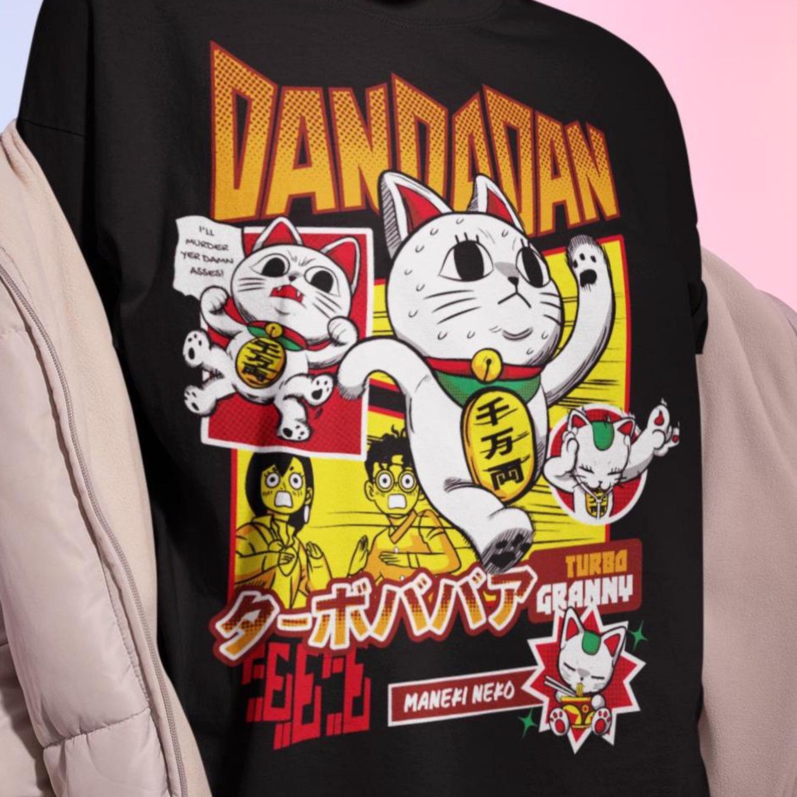 Turbo Granny Anime Shirt – Comedy Manga Graphic Tee,Otaku Gift,Okarun Turbo S