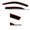 Window Visor for Honda Civic 2001-2005 Sedan 5-Doors | 4pcs Rain Guard Wind Deflector | Car Weather Shield Accessory