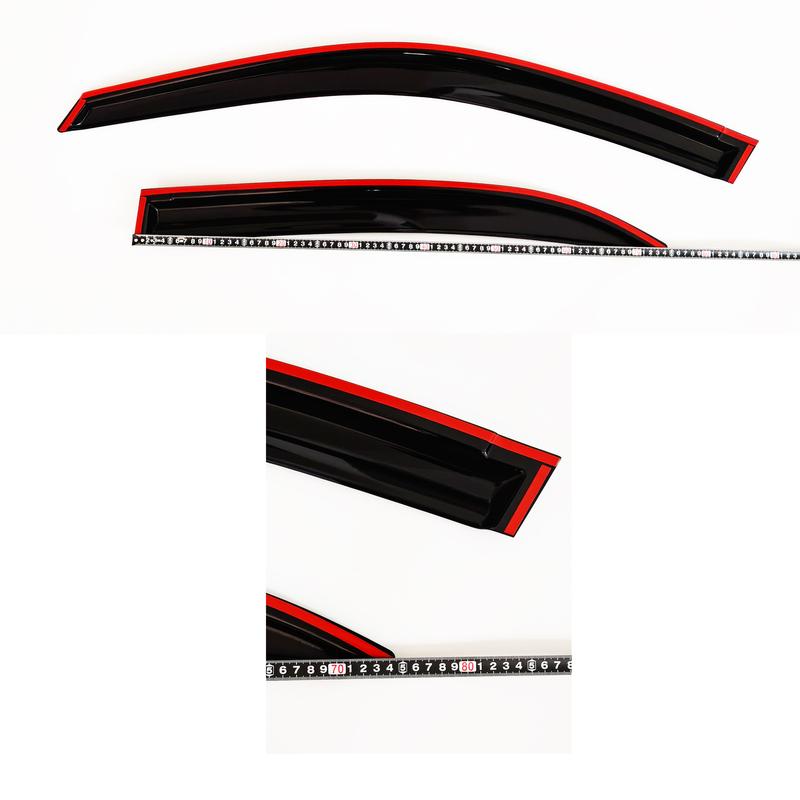 Window Visor for Honda Civic 2001-2005 Sedan 5-Doors | 4pcs Rain Guard Wind Deflector | Car Weather Shield Accessory
