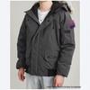 Winter Pure Canada Goose Down Bomber Jacket Putin Style Unisex White Duck Cold-Proof