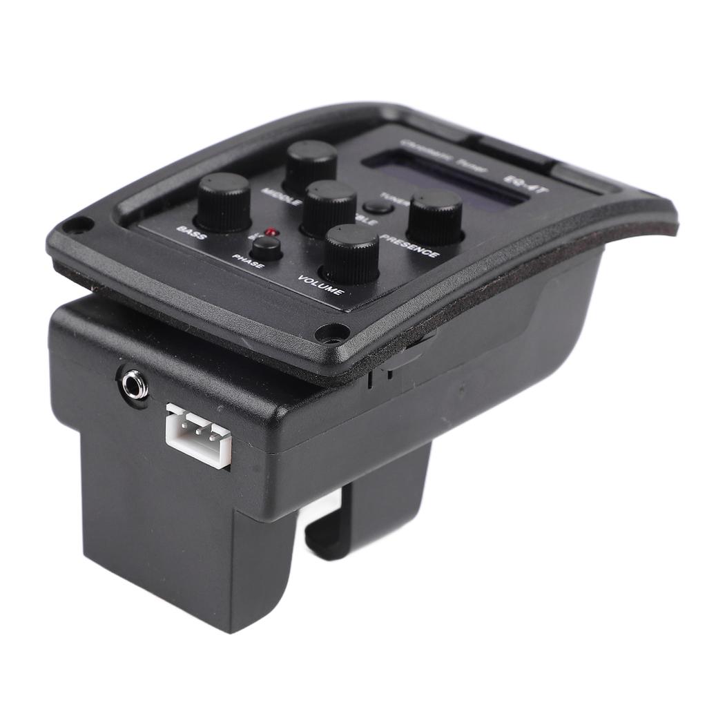 4 Band Pickup EQ Colour Tuner Portable Plastic Housing Guitar Effect Pedal for Performance