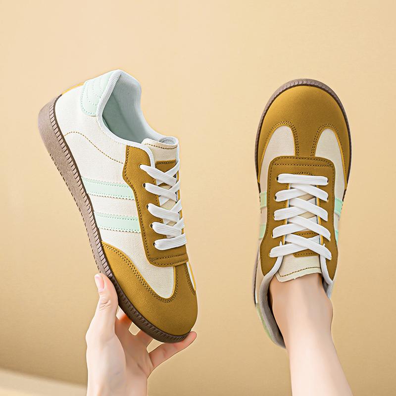 

Круглый носок Плоские Женские Кроссовки Модная Обувь Тренд Повседневные Балетки Женские Новые Удобные Белые Вулканизированные Туфли на Платформе 35