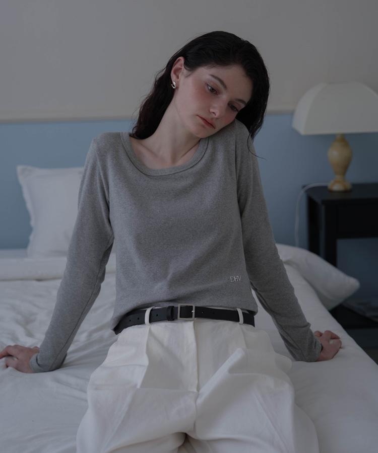 Dehebe Basic Cotton Long Sleeve [Melange]