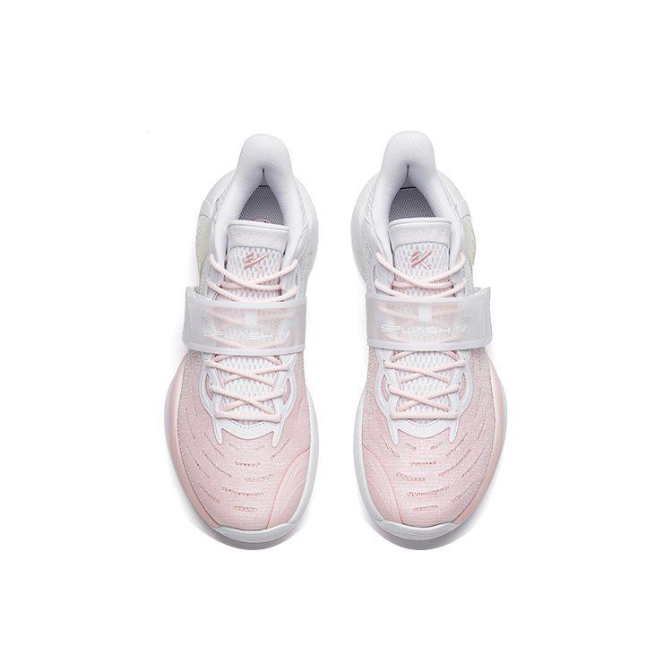 Anta Water Flower 4 Basketball Shoes Men's Low Top White/Pink 112221602-7