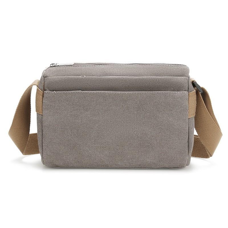 

Women s Cross-body Bag Fashionable Canvas Cloth Large Capacity Commuting Travel Casual Student Mobile Phone серый