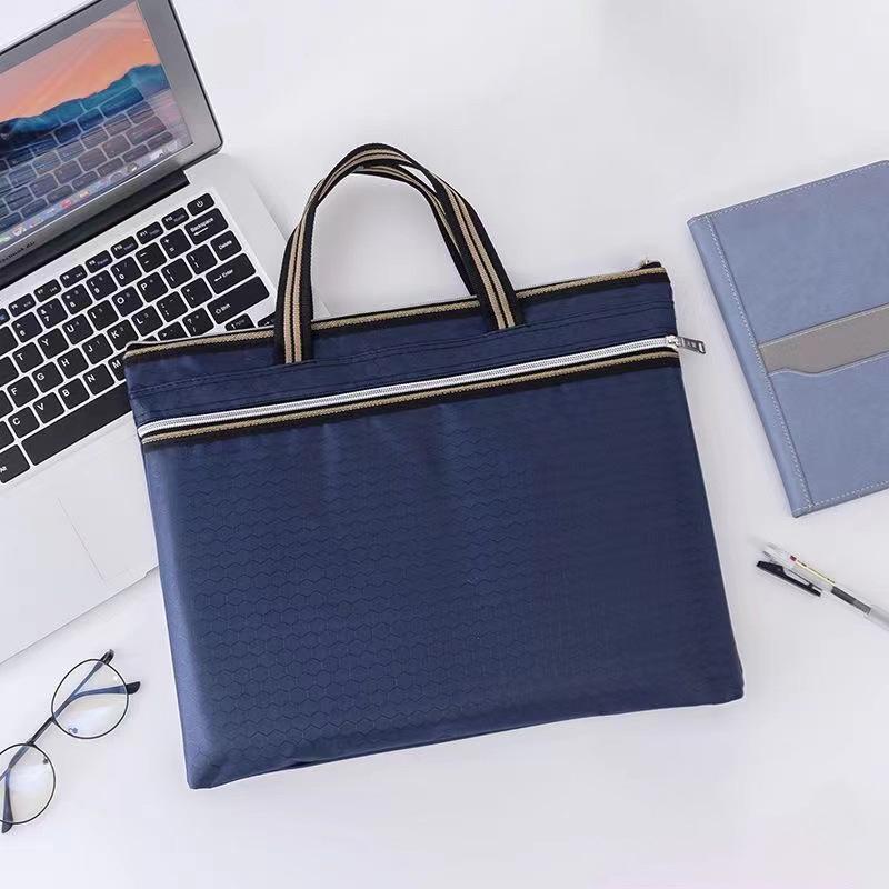 Laptop- & Dokumententasche mit großer Kapazität aus Oxford-Gewebe - Doppellagige Business-Aktentasche