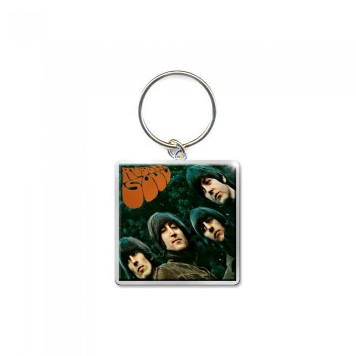 The Beatles Rubber Soul Album Photo Print Keyring