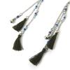 Les Trésors De Lily [M9349] - 'Altaï' Designer Earrings Black Blue