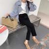 High-Waist Black Jeans for Plus-Size Women – Slimming, Pear-Shaped Fit