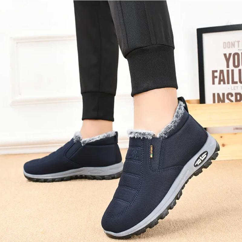Zimné protišmykové snehule Nové ležérne hrubá podrážka teplé kožušinové pohodlné nepremokavá látka športové všestranné dámske topánky