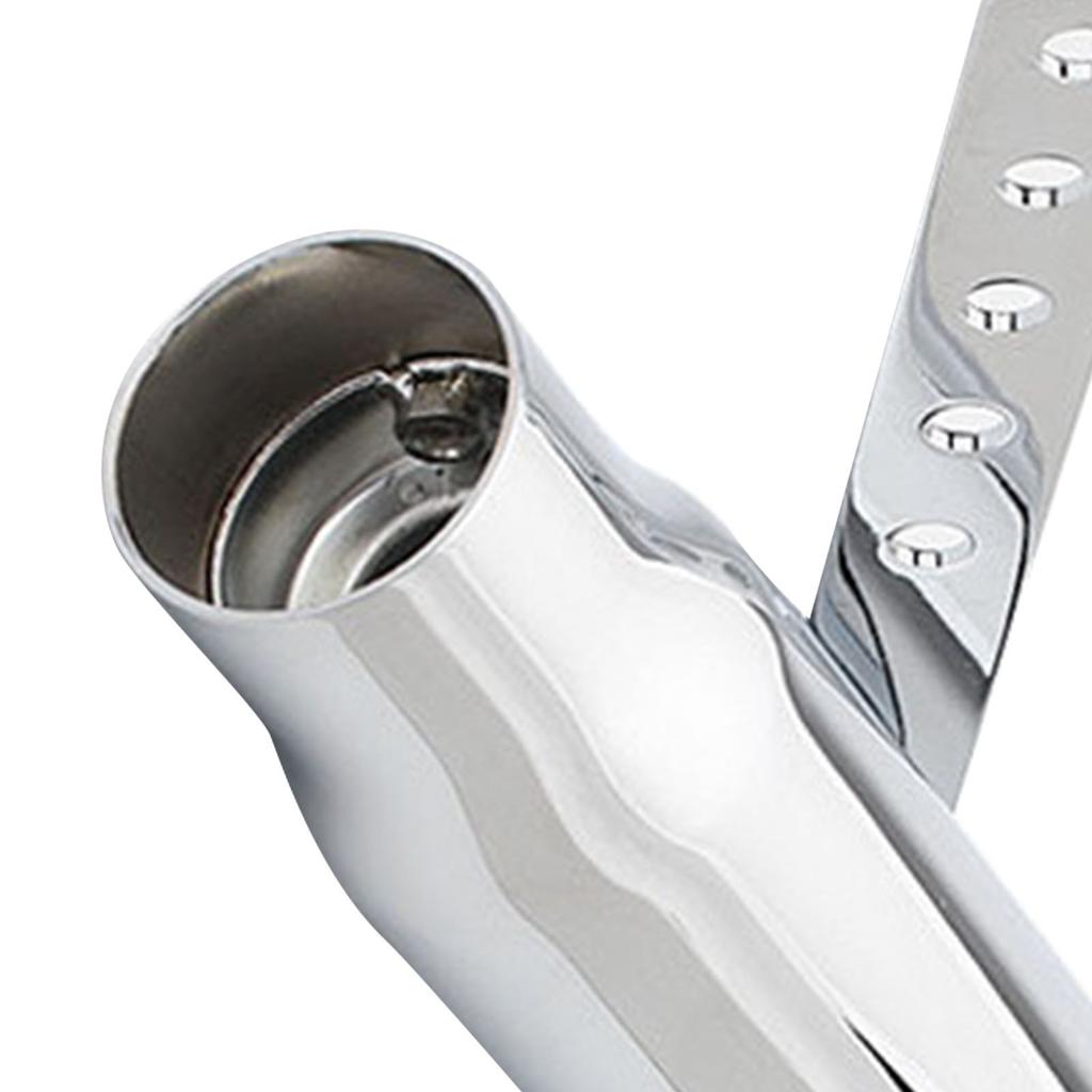 Motorcycle Exhaust Pipe Stainless Steel Noise Reduction Muffler Silencer Pipe Universal for Motorbike