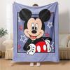 Mickey Mouse Adventure Flannel Blanket Super Soft Warm Cozy Blanket For Sofa Bed Office Travel Allseason Home Decor Gift