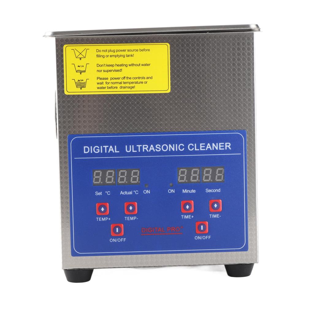 2L Digital Ultrasonic Cleaner Adjustable Heating Timing Cleaning Machine