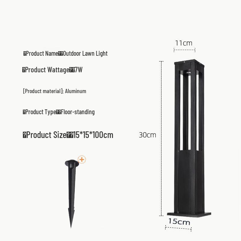 Minimalist LED Garden Lights for Parks and Pathways