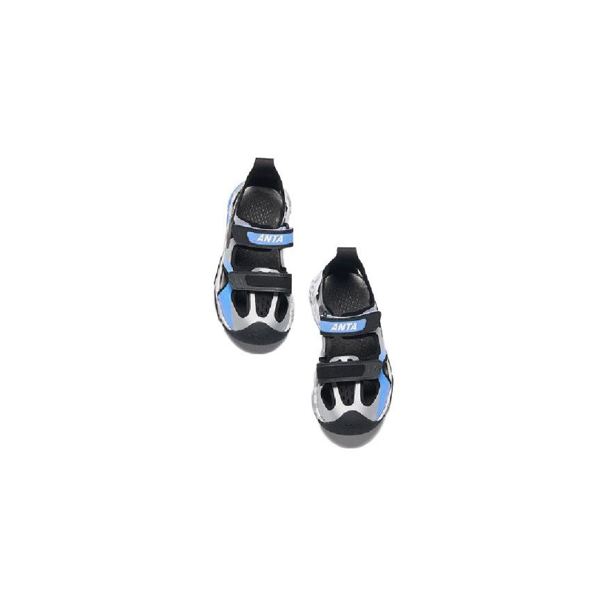 Anta Kids Red Flame Versatile Simple Shock Absorbing Durable Sandals Kids Sandals Black White Blue 312429973-1