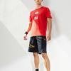 Anta Variety Training Collection T Shirts Men's Red Crew Neck Moderate Straight Fit 152227167-2