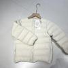 Nuovo piumino leggero bianco per bambini, fodera in piuma d'oca, artefatto per uniforme scolastica, gilet imbottito senza colletto per ragazze