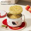 Bessice 304 Stainless Steel Cartoon Instant Noodle Bowl with Lid