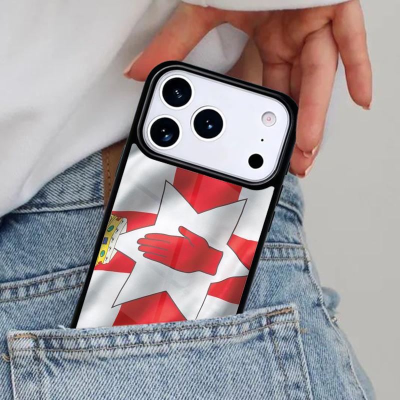 

Silk Flags Northern Ireland Phone Case for iPhone 17ProMax 12 13 14 15 16e 17 Pro Max Plus Air Cover iPhone 16 Pro Max