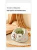 2025 Winter Cozy Semi-Enclosed Dog Bed for Medium and Small Pets