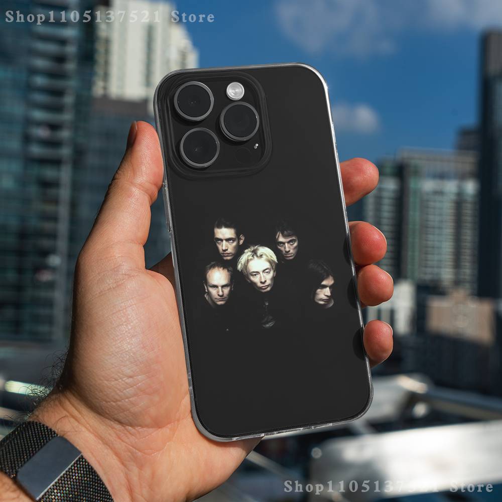 Bnad R-Radiohead Phone Case iPhone17 16 15 14 13 12 11 Pro Max Plus Mini Clear Full Back Cover Silicone Soft Shell