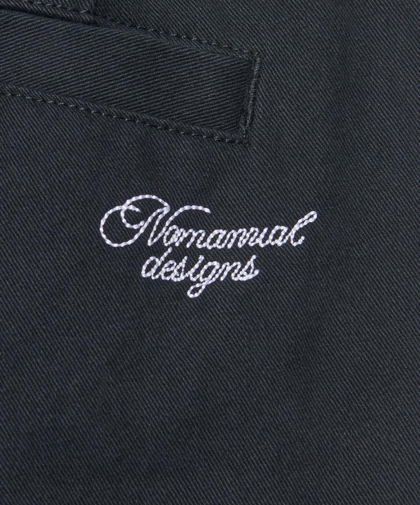 Nomaenyueol Loose Fit Two-Tuck Pants - Black