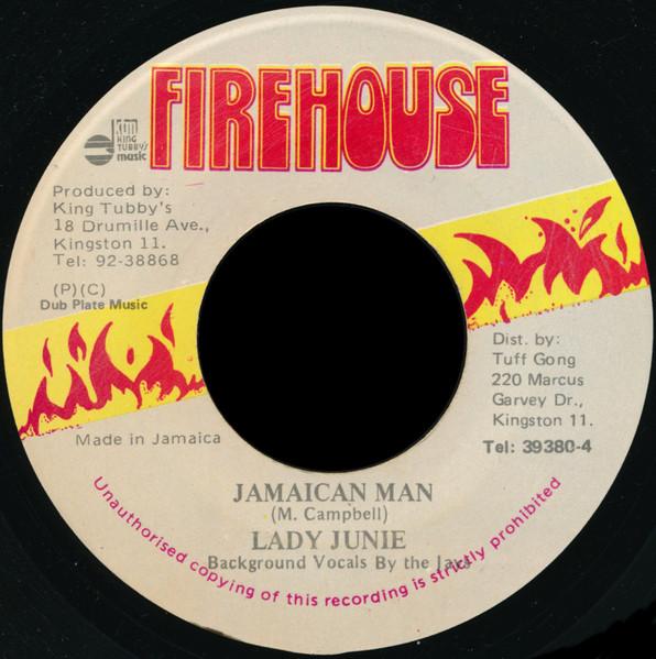 

7inch Record LADY JUNIE - Jamaican Man NONE Firehouse Jamaica Reggae, Ska & Dub Used