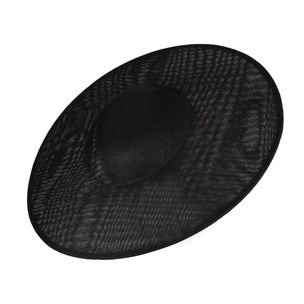 Jednokolorowa Siatkowa Kapelusz Szerokie Rondo Maskaradowy Cylinder Moda Vintage Fasynator Kapelusz Dziewczynka