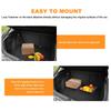 3Pcs Black Rear Trunk Organizer Carbon Steel Car Trunk Panel Car Trunk Divider  Car Trunk Organizing