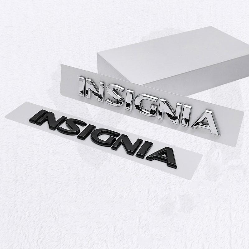 INSIGNIA Letter Emblem Car Stickers for Opel INSIGNIA Tail Label Rear Trunk Modified Decorative Mark Decals
