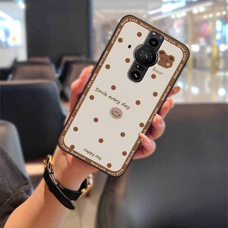 Graffiti Anti-dust Phone Case For Sony Xperia Pro-I Animals Durable Full wrap Dirt-resistant Waterproof Cartoon Cute TPU