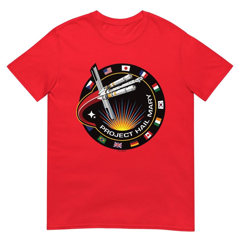 Project Hail Mary Spaceship Mission Badge Poster Tshirt S