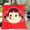 1pc Blanket Peko Chan Print Design, Lightweight Blanket for Sofa, Bed- Soft &Warm, Gift for All Seasons like Christmas, Halloween