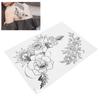Temporary Tattoo Sticker Arm Chest Back Leg Waterproof Women Flower Tattoo StickerTH‑400