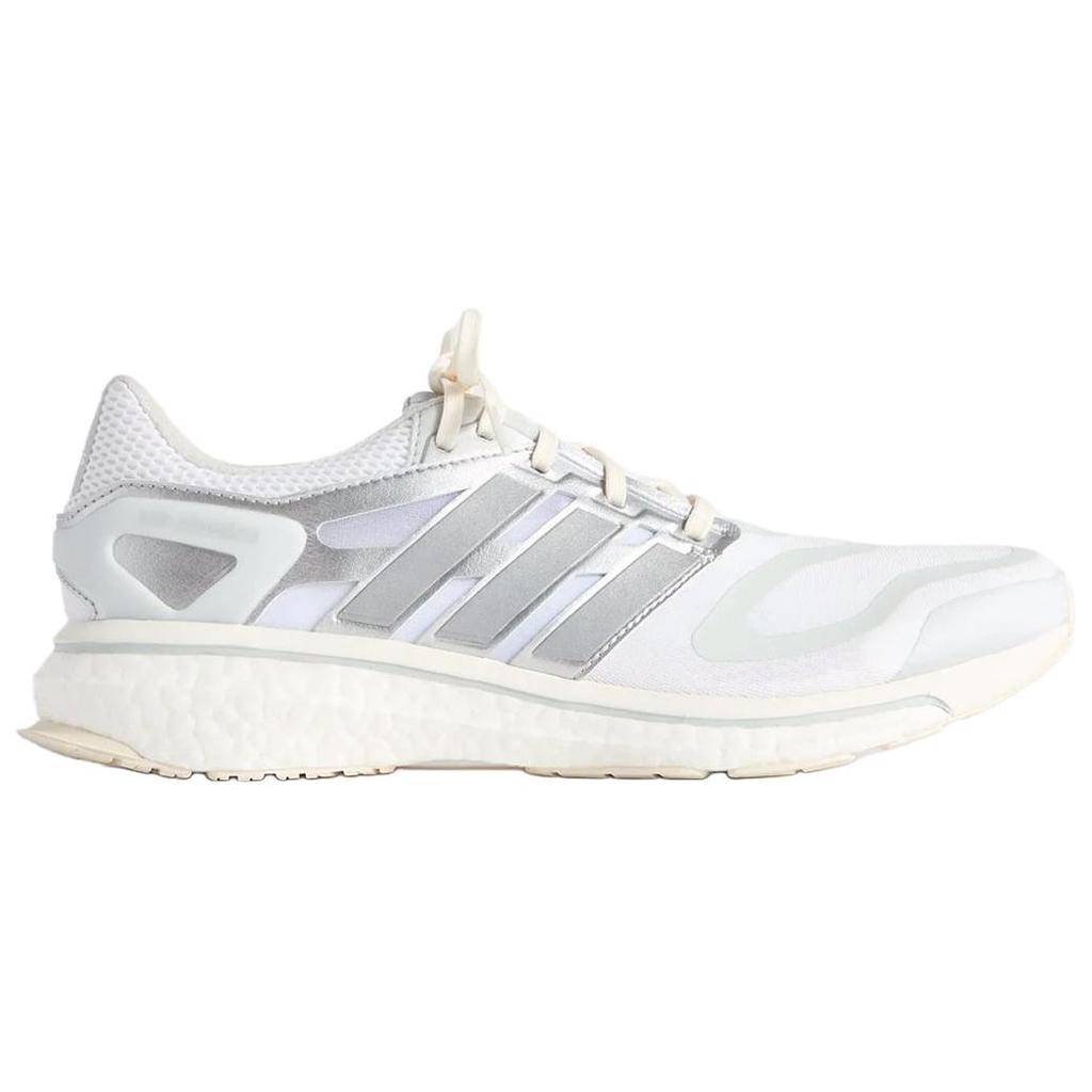 Kith X Adidas Energy Boost Running Through the Decades Pack Unisex Sneakers White Black Silver-Metallic JQ9293
