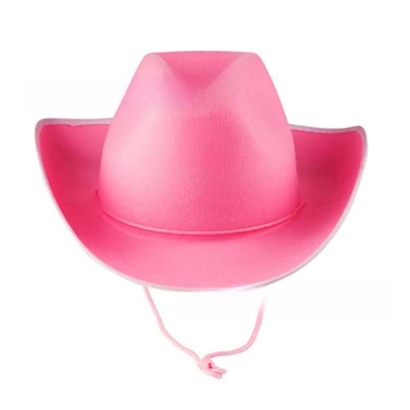 Color Felt Solid Cowboy Hat Sewing Craft Party Costumes Holiday Supplies Gifts