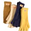 Plush  Soft and Waxy Finger Gloves for Women in Winter Versatile Long Style  Thickened and Warm  Student Cycling Fingerless Touch Screen