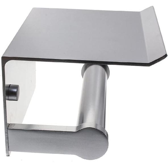 Toilet Roll Holder for Bathroom Decor Bathroom Toilet Towel Paper Holder Phone Holder Wall Mount WC Rolhouder Paper Holder with Shelf Towel Rack