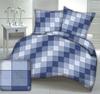 Bedding Set 160x200 Picnic Plaid Navy Blue